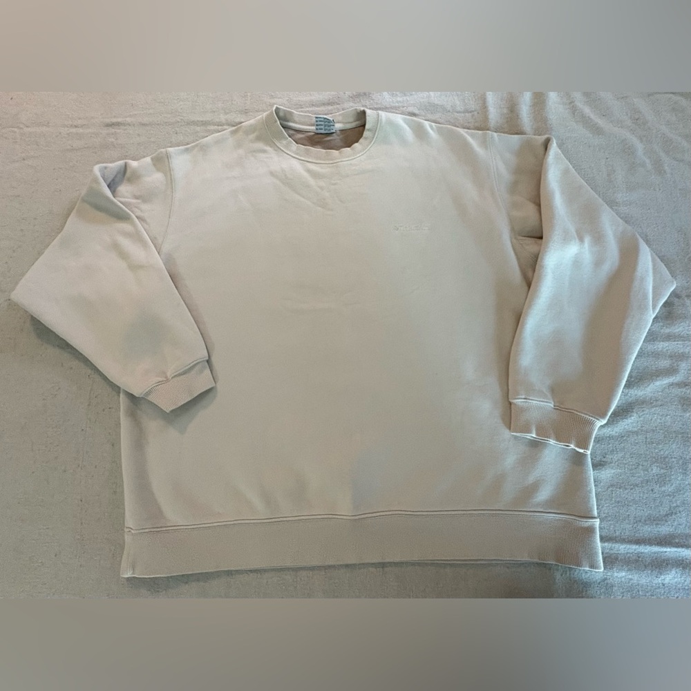 COLUMBIA Men's Hart Mountain II Crew Sweatshirt - XXL Oatmeal Heather